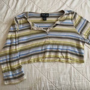 Striped Crop Top